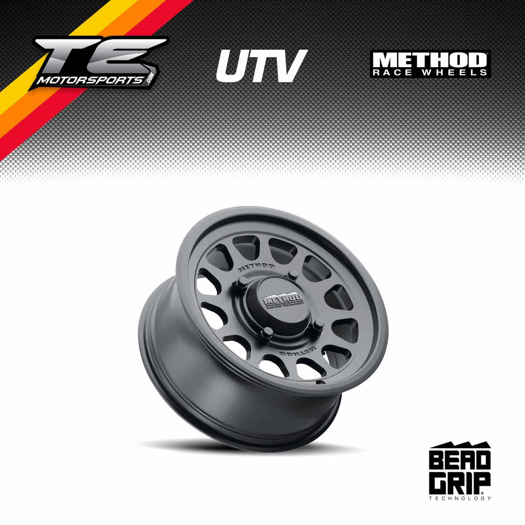 Method Wheels 414 UTV BEAD GRIP MATTE BLACK – TE Motorsports